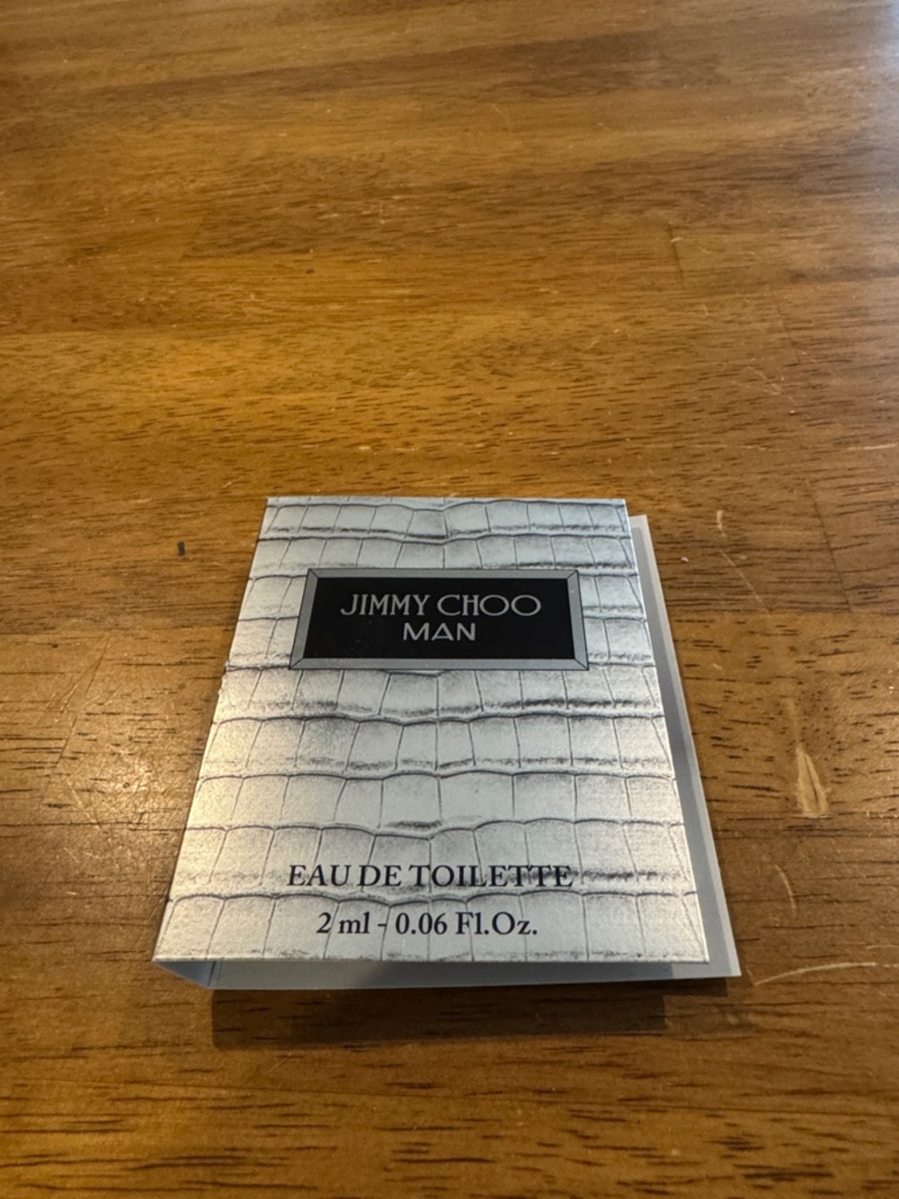 Jimmy Choo Man 0.06 oz 2 ml Eau De Toilette Spray Mini/Travel Sample Vial Mens